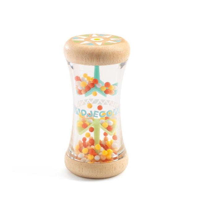 Djeco BabyPlui Bastoncino Pioggia sonaglio legno 9 cm