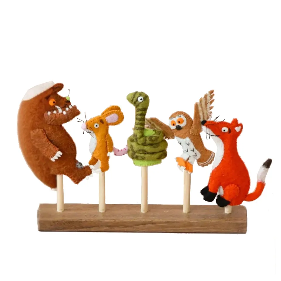 Tara Treasures Gruffalo marionette dito feltro