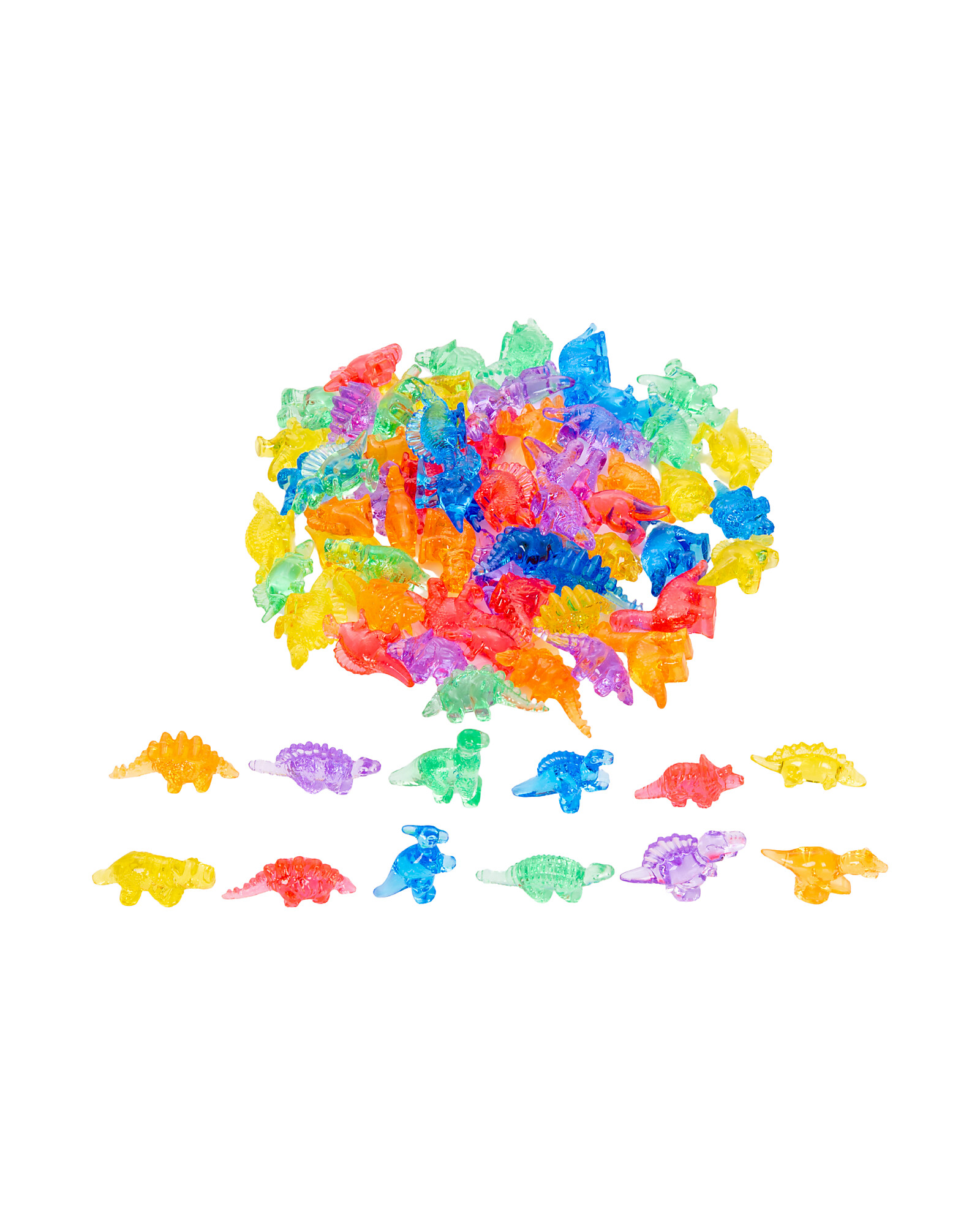 Tickit Rainbow dinosauri tattili traslucidi 72 pezzi