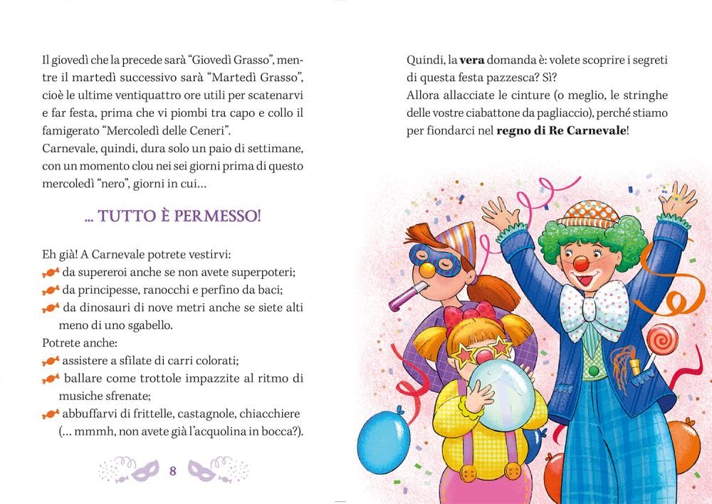 Giunti La vera storia del carnevale libro 48 pagine