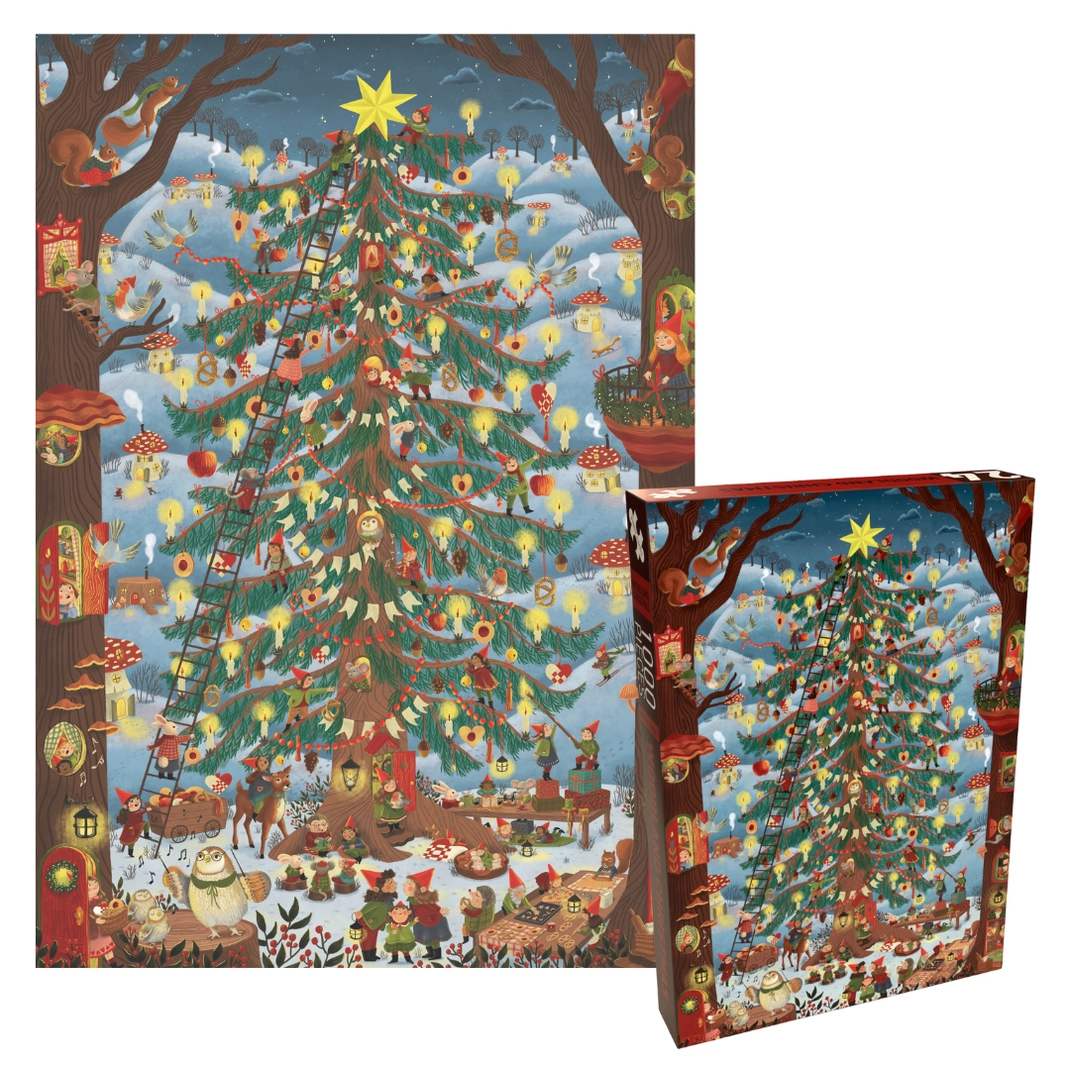 Penny Puzzle Woodland Christmas puzzle 1000 pezzi 48x68 cm