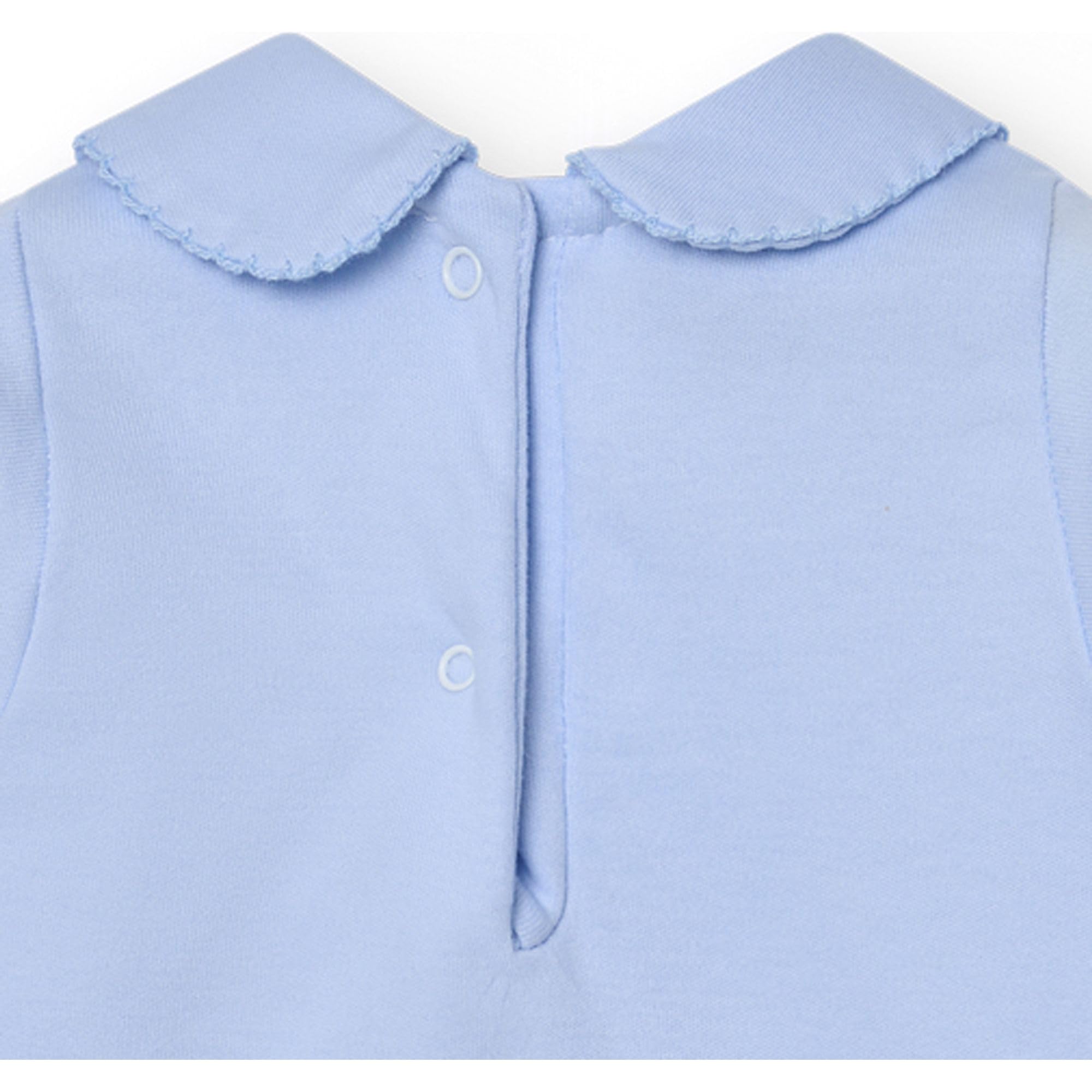 Babidu 1190 body manica lunga cotone azzurro cielo