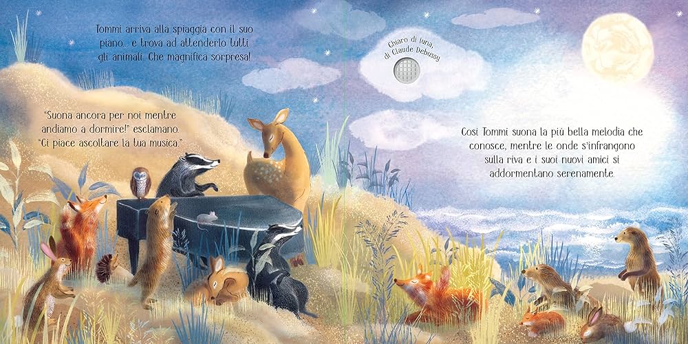 Usborne Buonanotte in musica libro sonoro 10 pagine