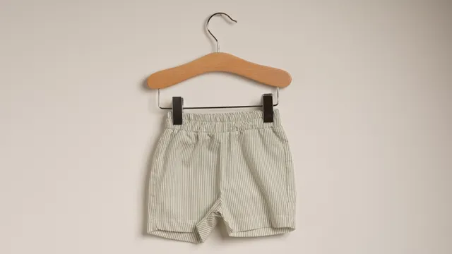 Mebi bermuda bambino righe verdi cotone 100%