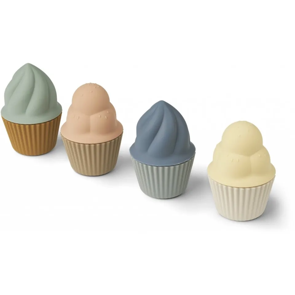 Liewood Cupcakes set 4 giochi silicone sensoriali