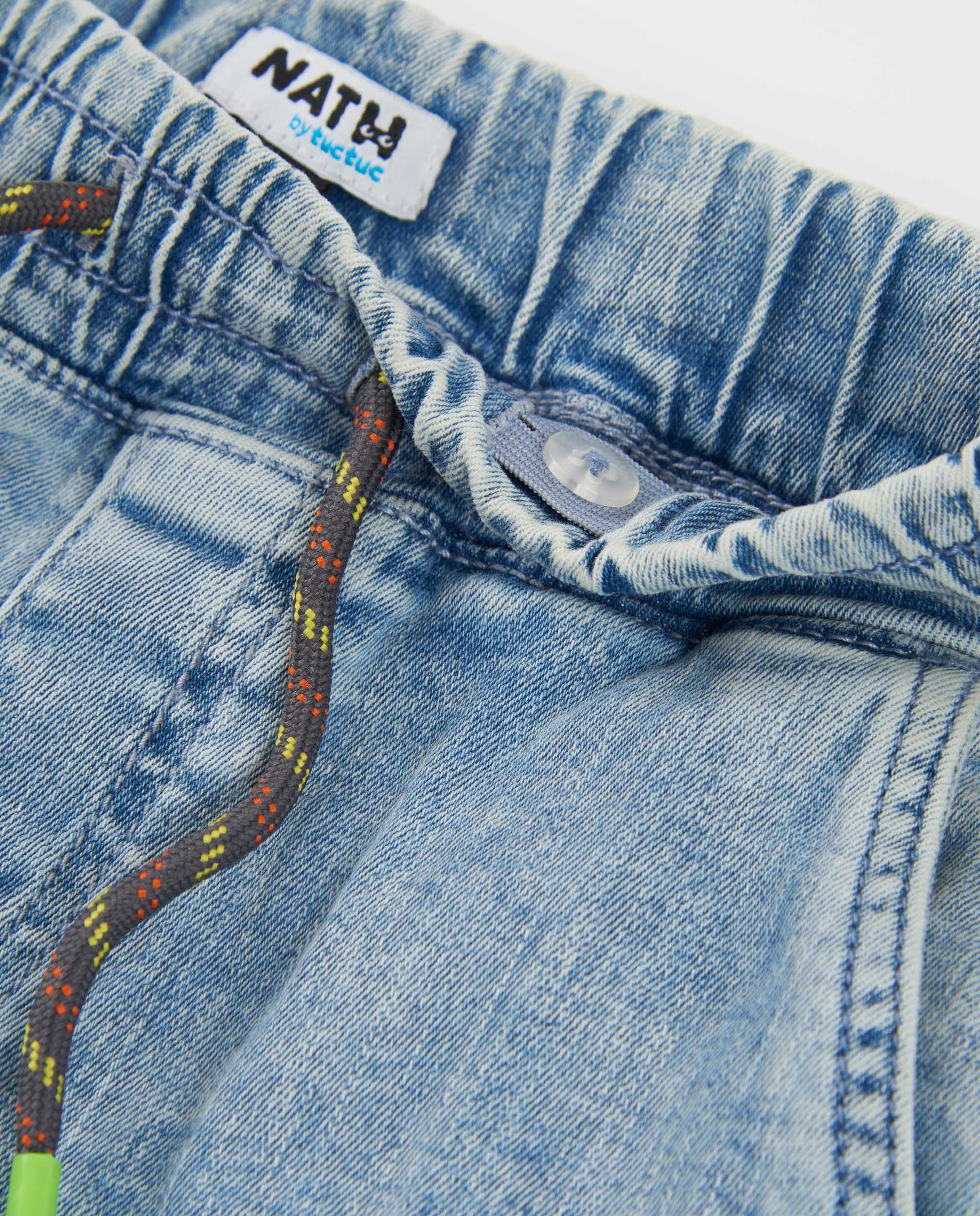 Tuc Tuc bermuda bimbo denim jeans tasche cargo