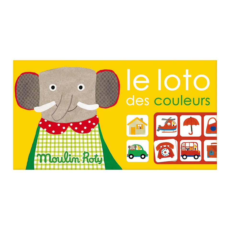 Moulin Roty Popipop Lotto gioco bambini 2 anni colori