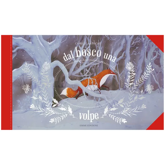 Dal bosco una volpe silent book bambini copertina rigida