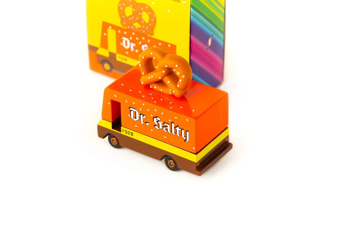 Candylab Candycar Dr Pretzel Van macchinina legno 8,4 cm