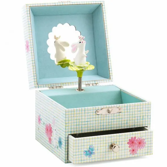 Djeco Sweet Rabbit carillon scatola con cassetto