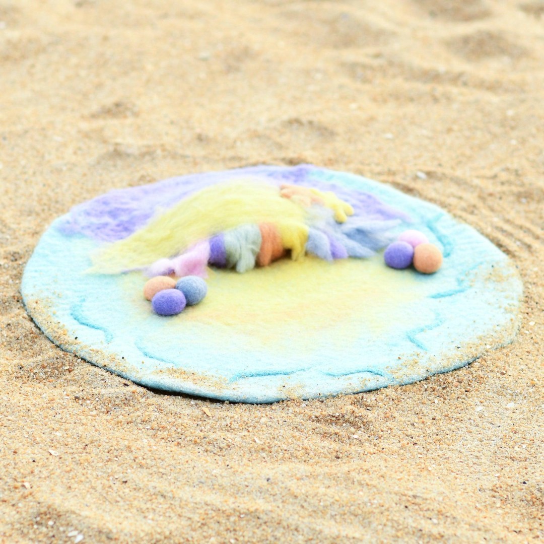 Tara Treasures Playscape Mermaid Cove tappeto gioco feltro