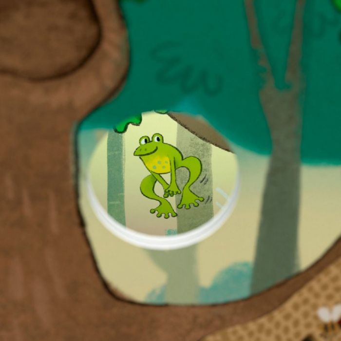 Haba Nascondino nel Bosco gioco memoria 2 anni in legno