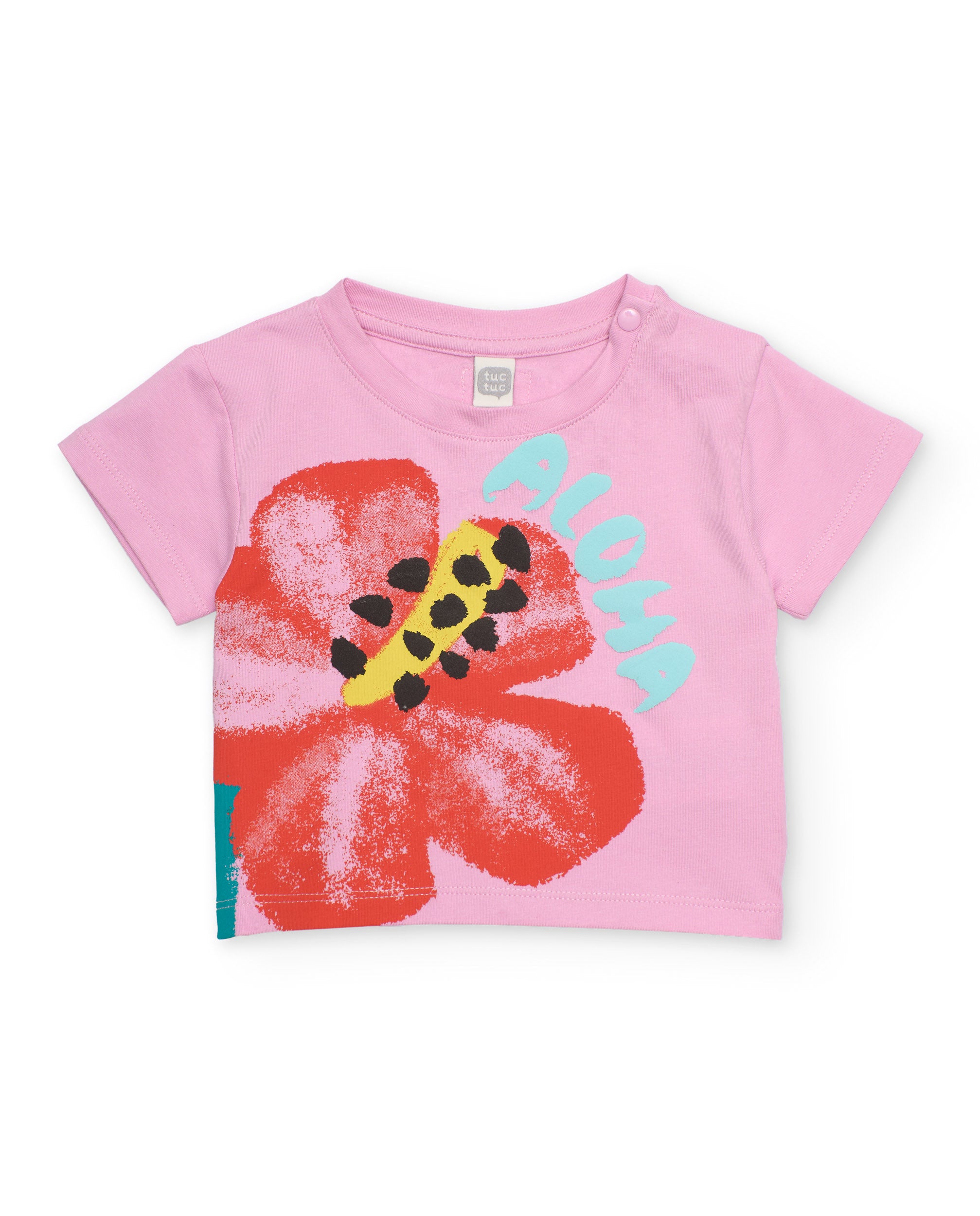 Tuc Tuc maglietta bambina rosa fiori