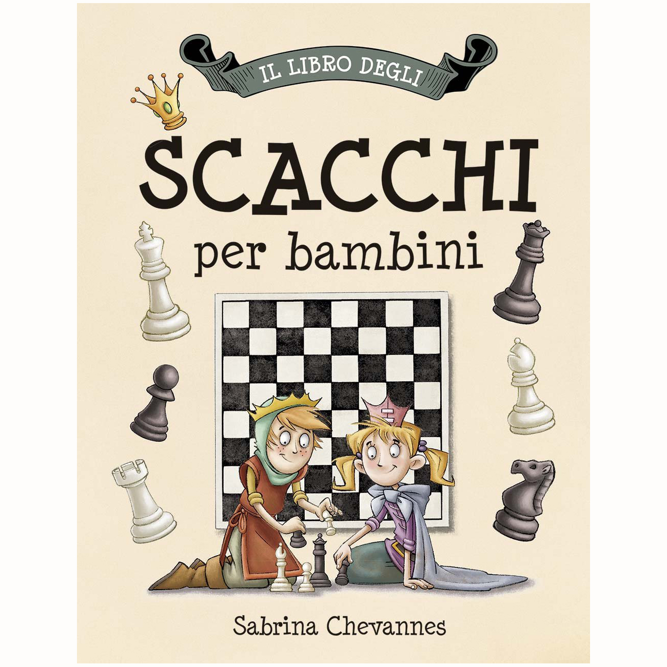 Ideeali Libro degli scacchi libro bambini 6+ copertina rigida