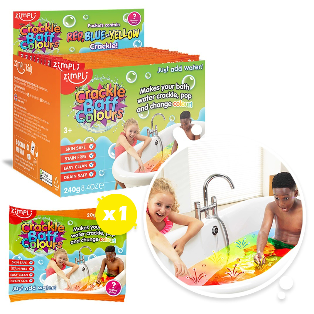Zimpli Kids Crackle Baff polvere bagno bustina scoppiettante