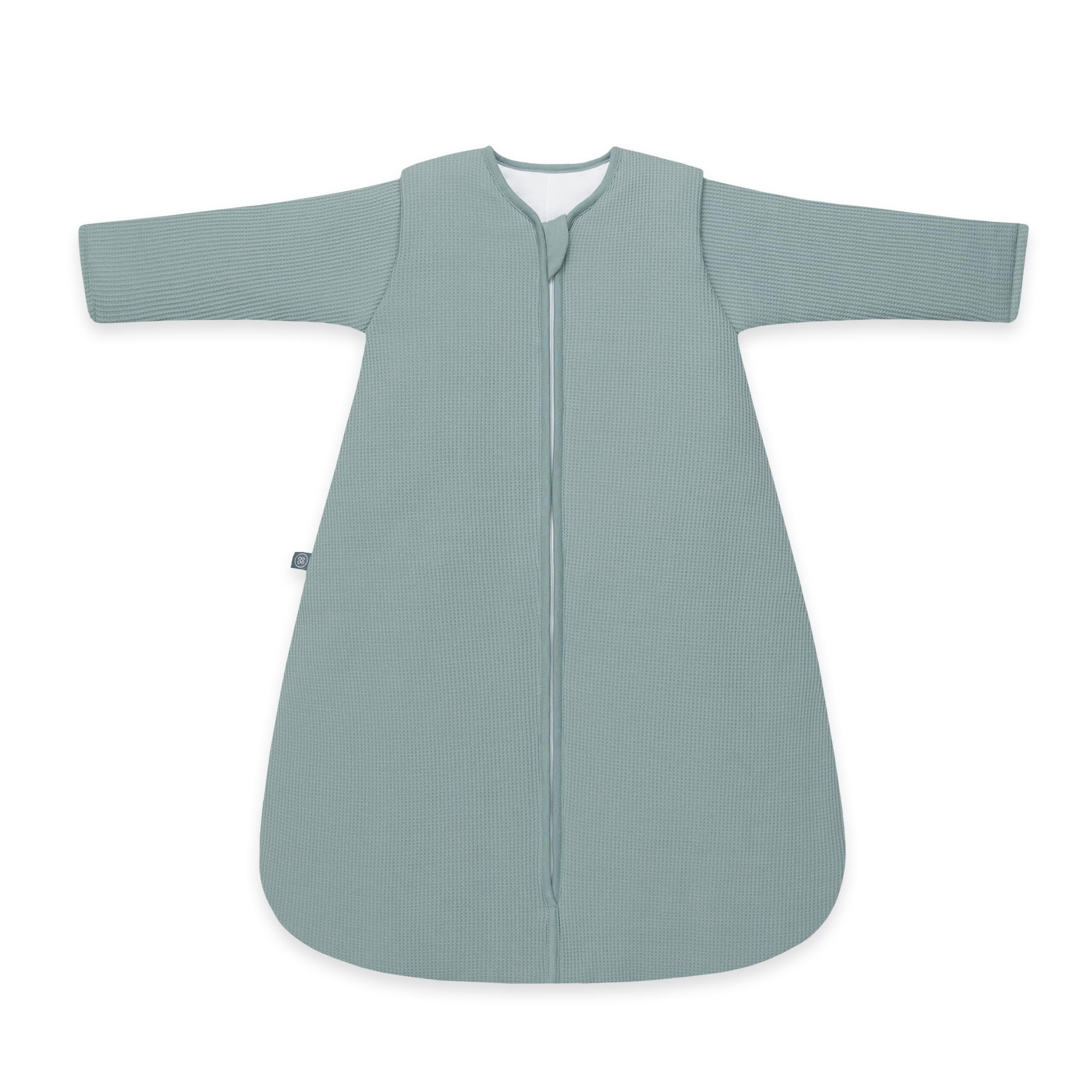 emma & noah Sacco nanna 3,5 TOG Essential Mint 70 cm cotone bio