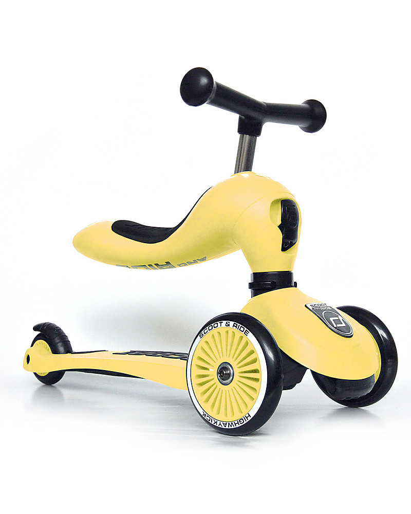 Scoot and Ride Highwaykick 1 monopattino giallo 2in1