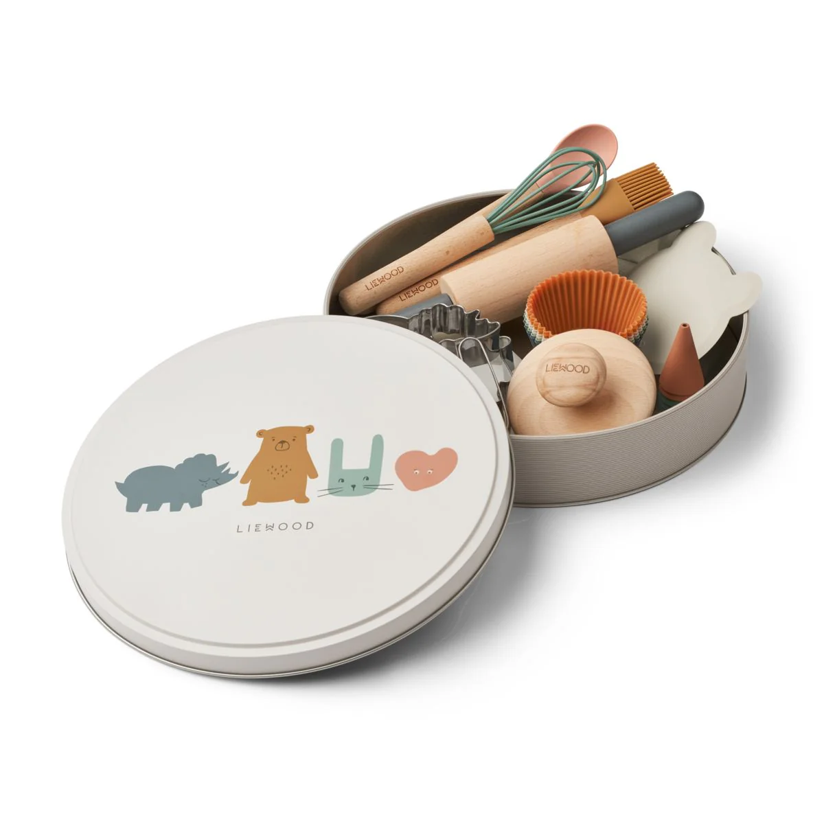 Liewood Gaspard set pasticcere bimbi silicone legno