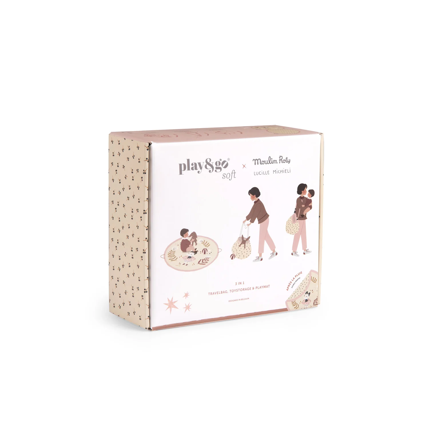 Moulin Roty Après la Pluie Soft 2in1 sacco portagiochi