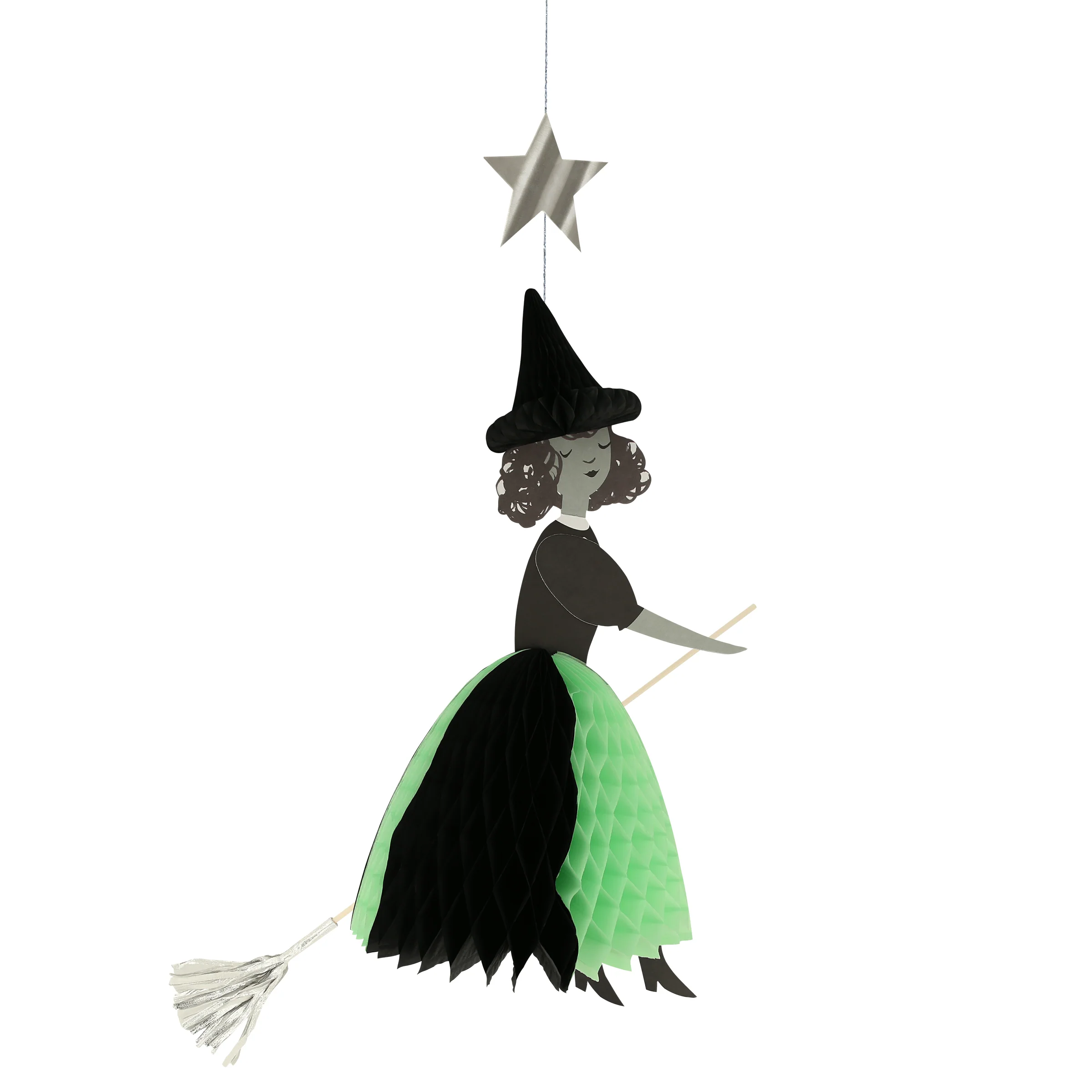 Meri Meri Streghe Volanti Decorazione Halloween Set 3 Pezzi
