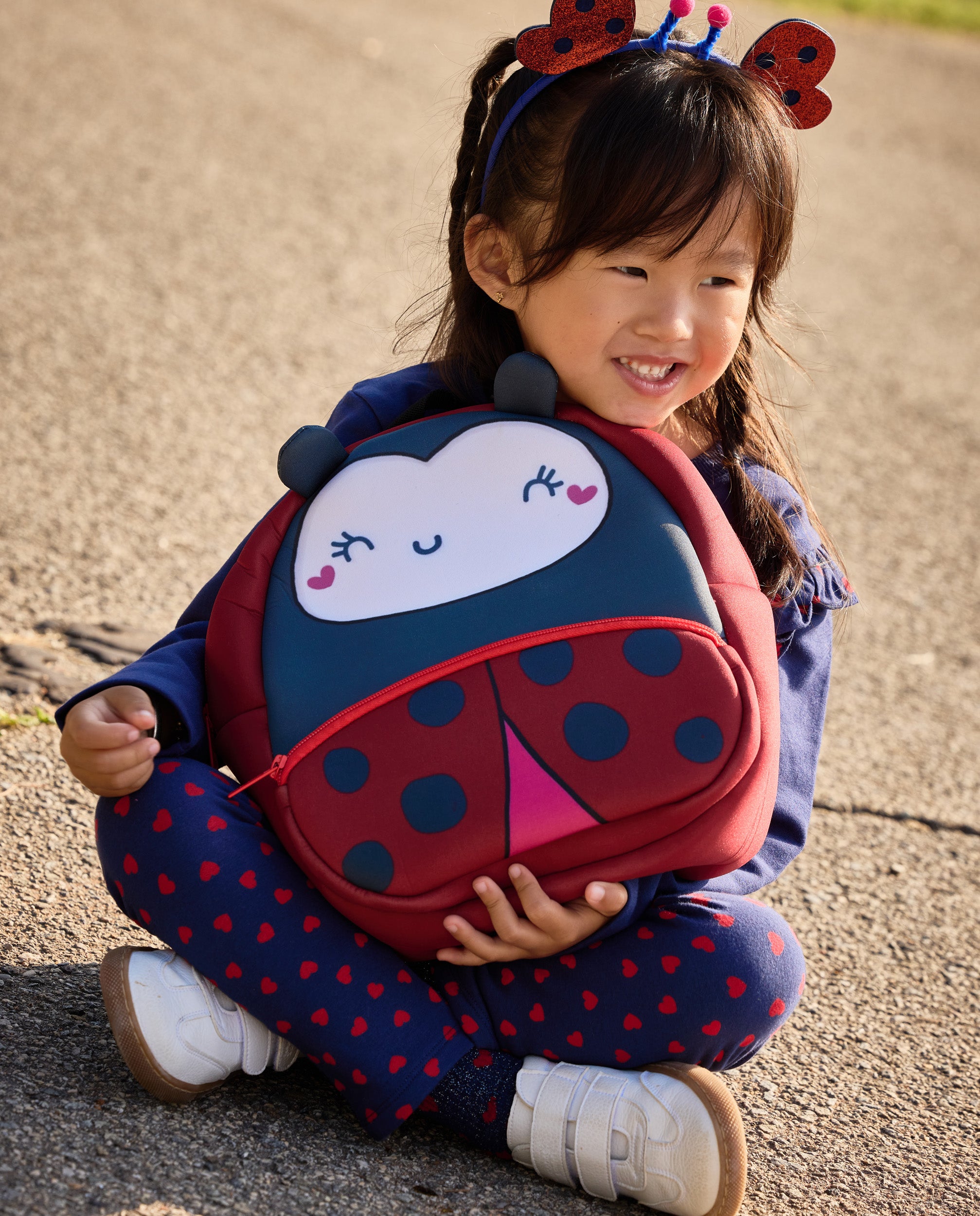 Tuc Tuc Good Wood zaino bambina rosso coccinella