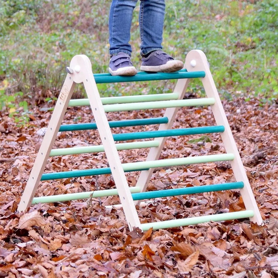 Triclimb Triangolo Pikler legno green richiudibile