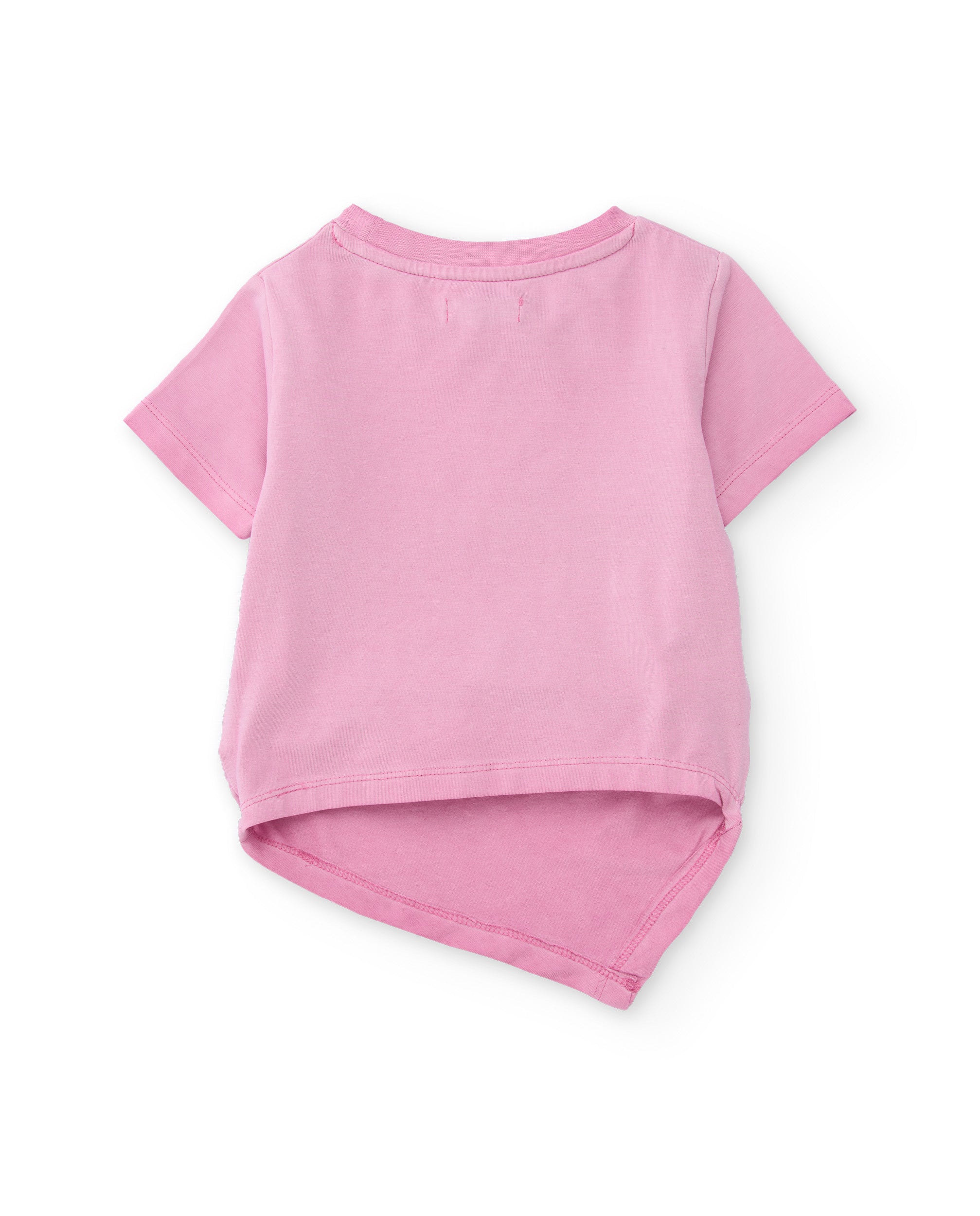 Tuc Tuc t-shirt bimba rosa arricciata maniche corte cotone
