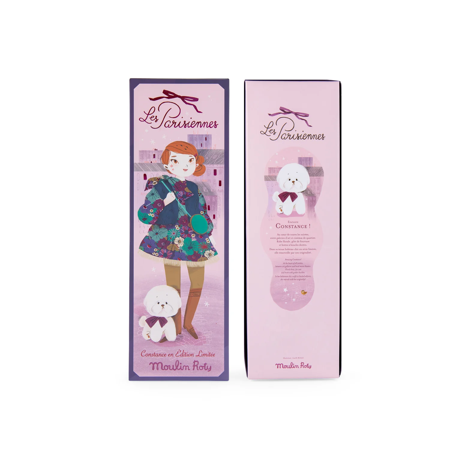 Moulin Roty Les Parisiennes Constance bambola stoffa 50 cm