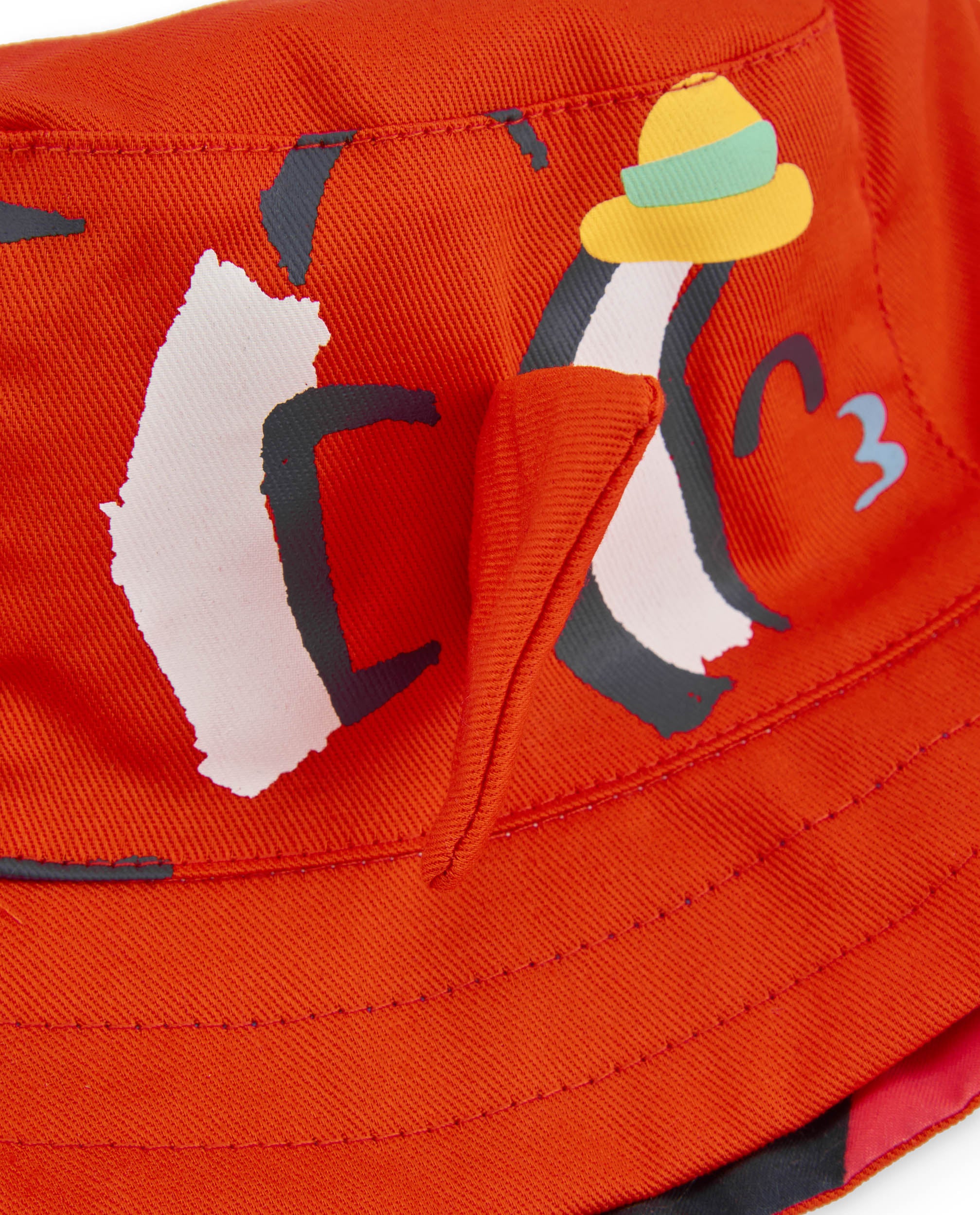 Tuc tuc berretto maglina bambino rosso reversibile