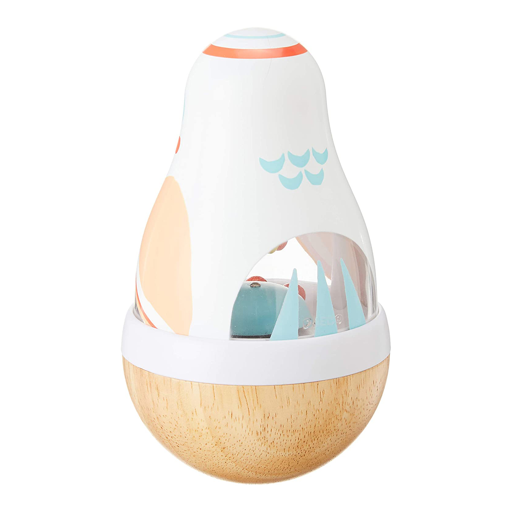 Djeco BabyPoli gufo dondolino musicale 15 cm