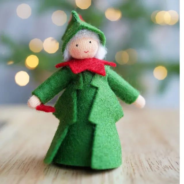 Ambrosius Winter Christmas Tree figura waldorf feltro