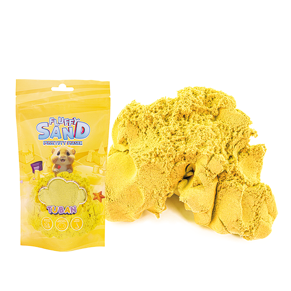 Tuban Fluffy sabbia cinetica gialla 90 g morbida