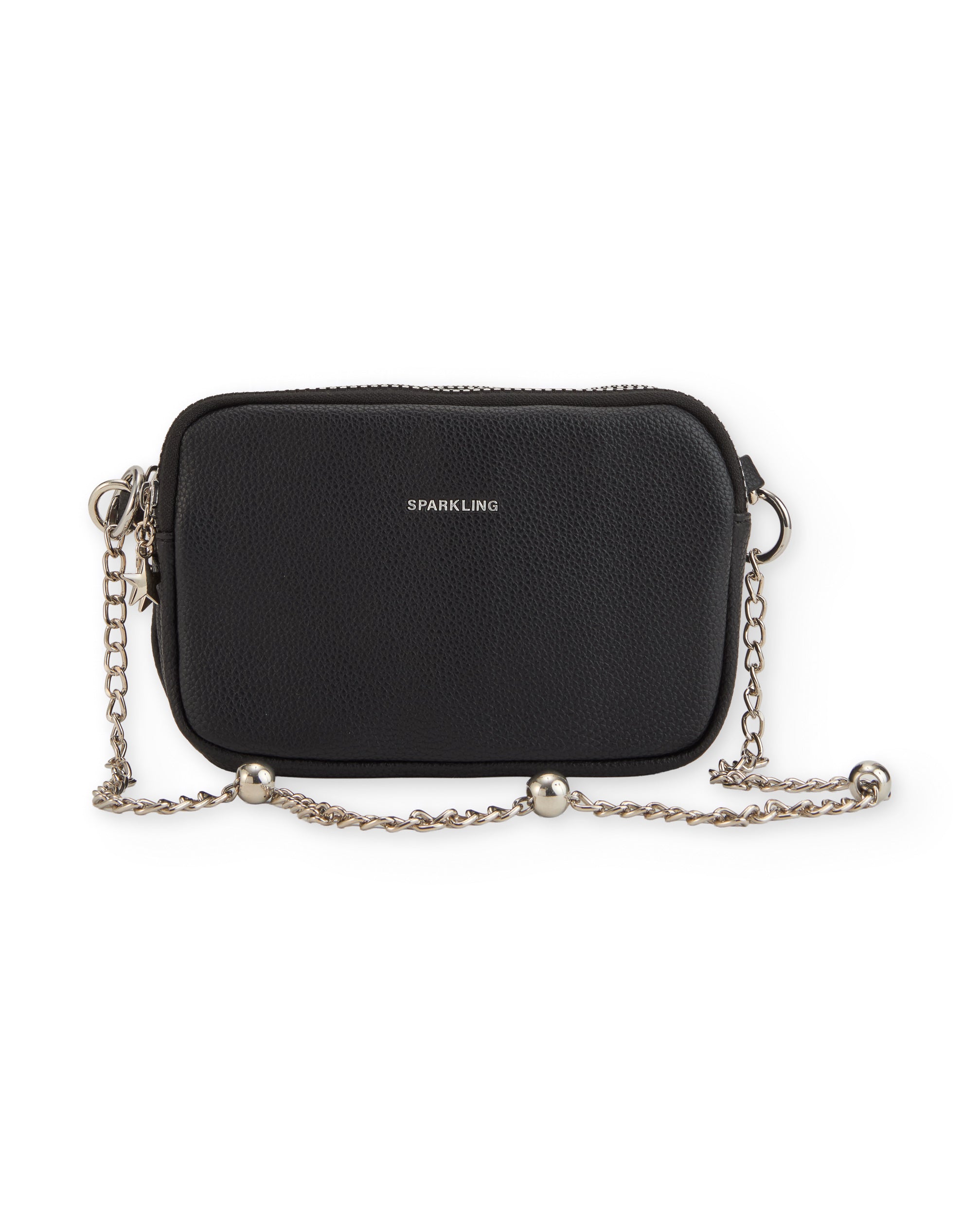 Tuc Tuc Sparkling borsa bambina ecopelle nera taglia unica