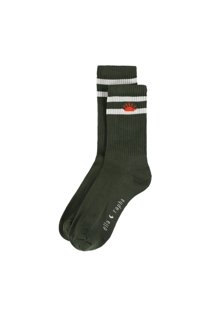 Ella and Rapha Sunrise calzini khaki cotone 42-45