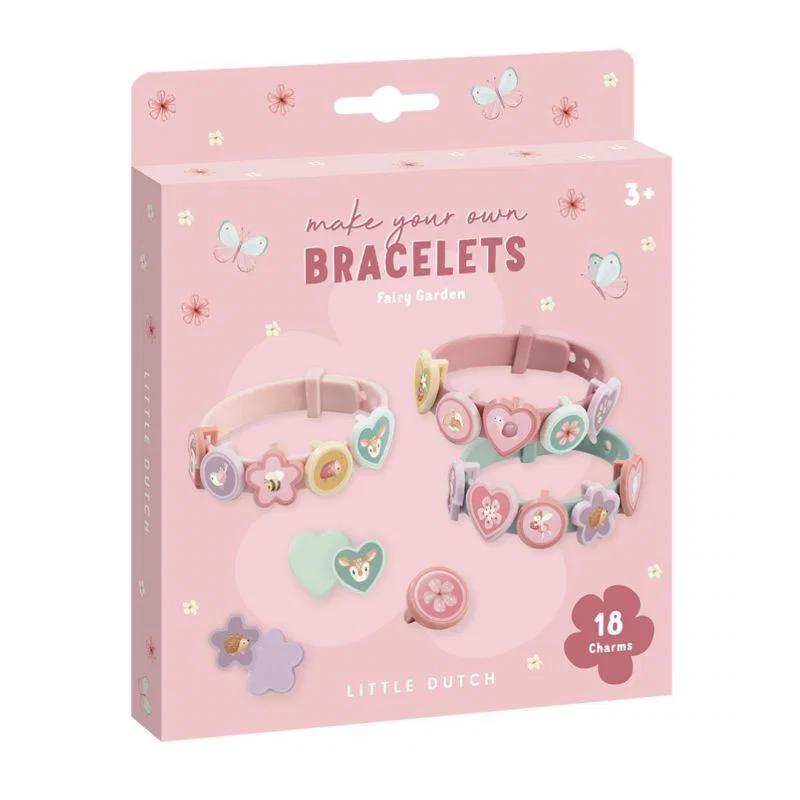 Little Dutch Fairy Garden kit braccialetti 3 pezzi con charms