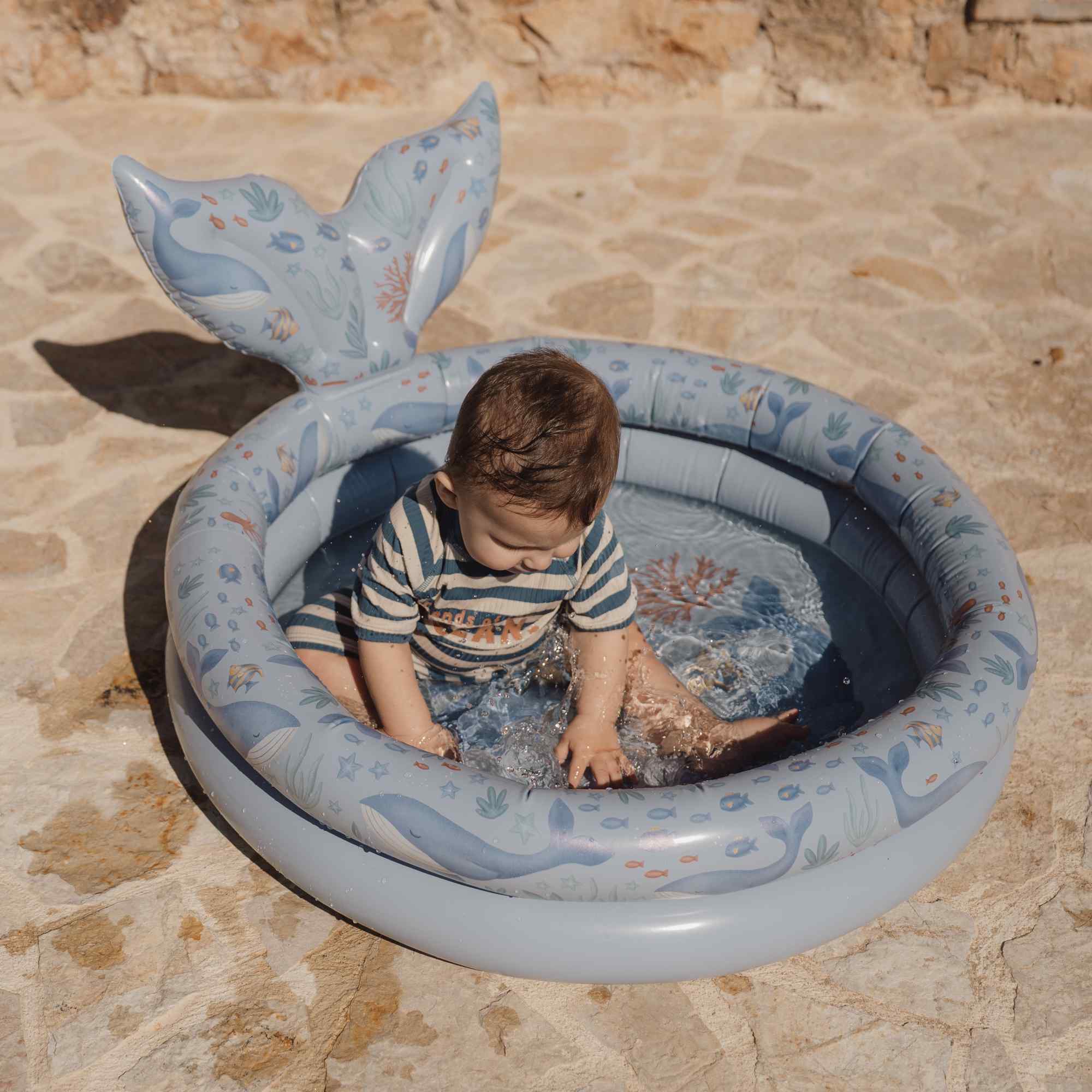 Little Dutch Ocean Dreams Blue piscina gonfiabile 80 cm giardino