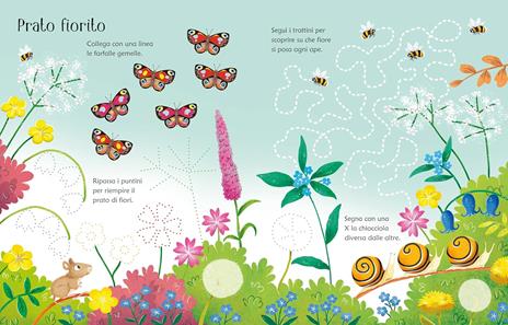 Usborne Piccole attività Primavera libro attività 3 anni