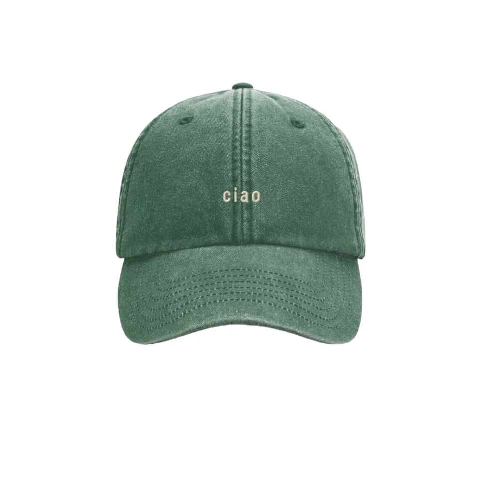 Ella and Rapha Ciao Cap cappellino verde unisex