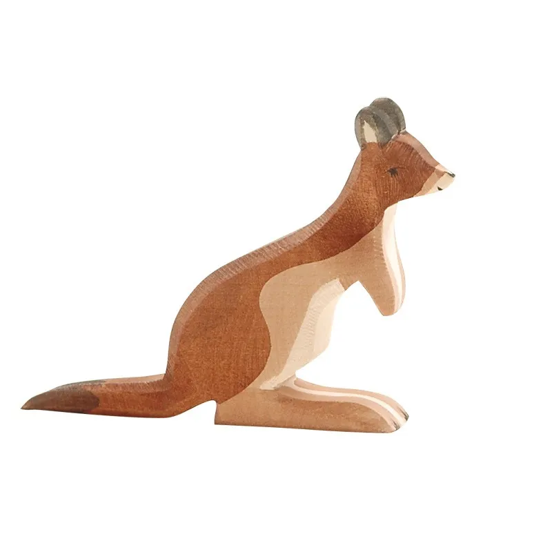 Ostheimer Papà Canguro figura legno 9,5 cm