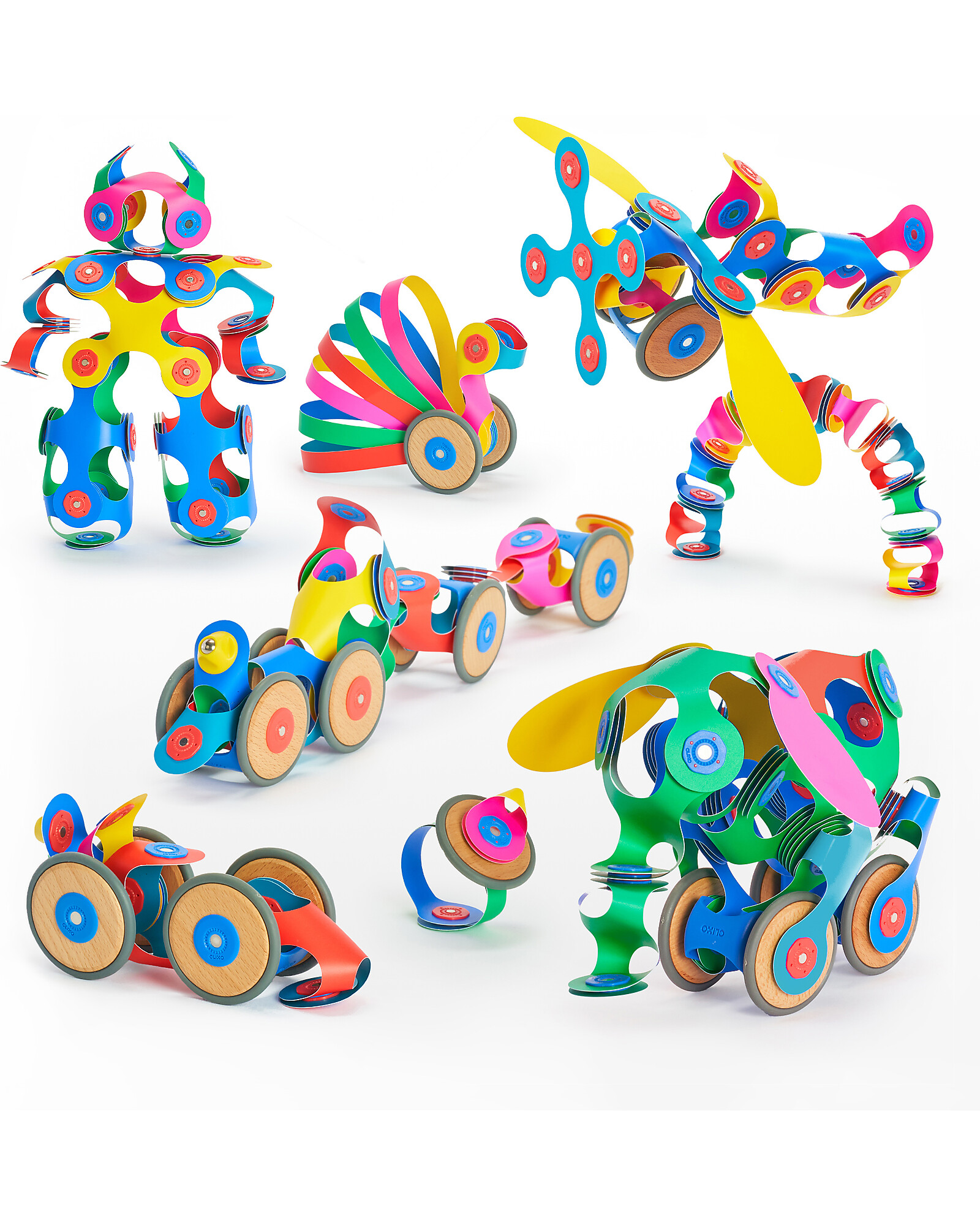 Clixo Wheel Creator Pack gioco magnetico 72 pezzi ruote
