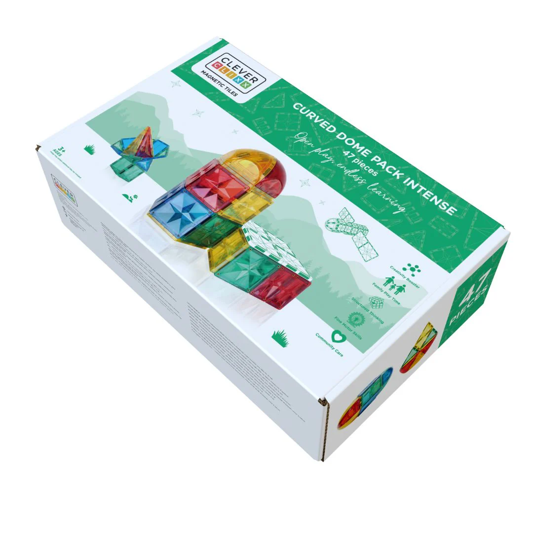 Cleverclixx Curved Dome costruzioni magnetiche 47 pezzi