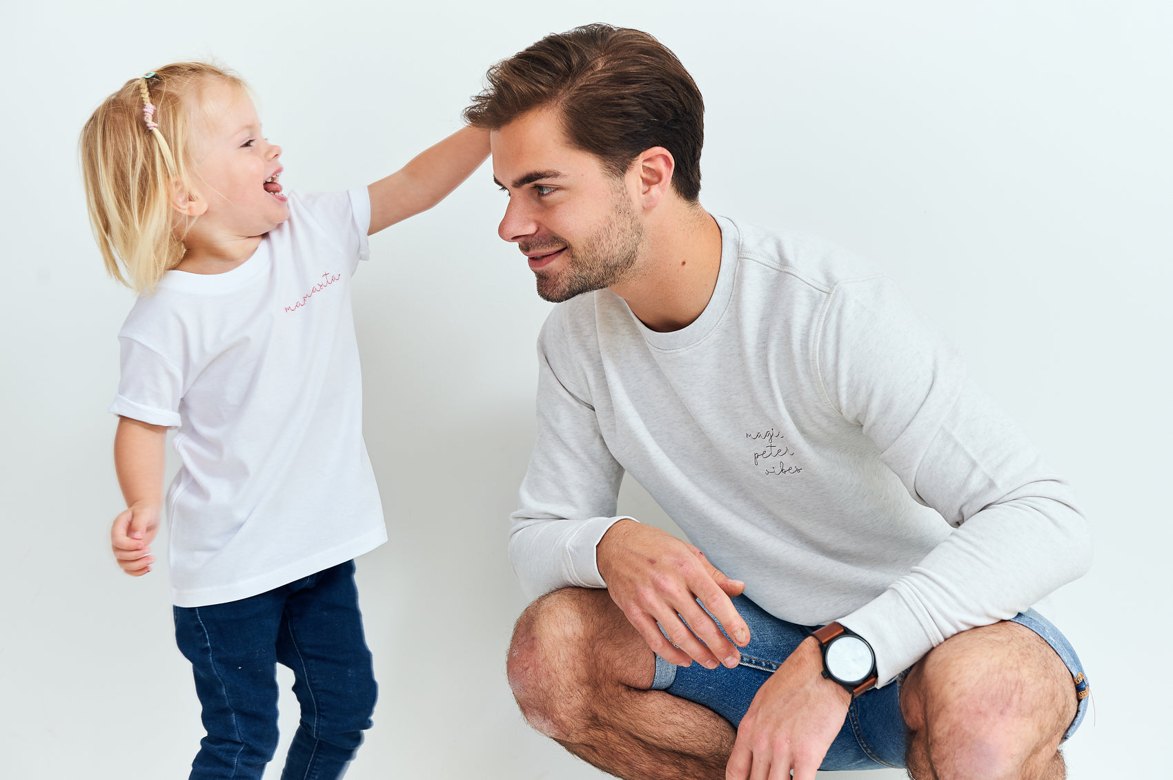 Ella and Rapha Mamasita t-shirt bianca cotone 3-14 anni