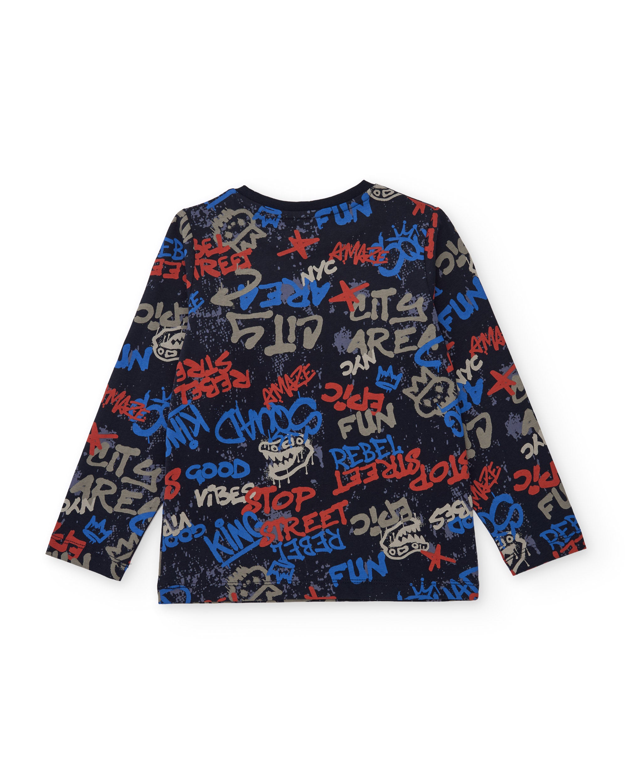 Tuc Tuc Rebel Street maglia bambino graffiti blu 4A