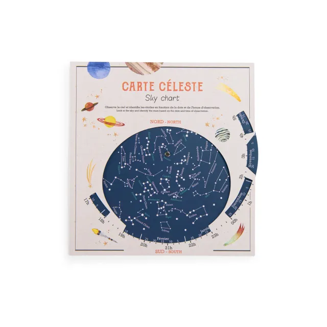 Moulin Roty Le Jardin mappa celeste stelle bambini