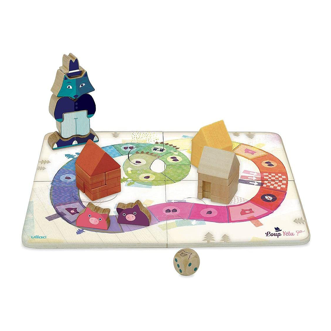 Vilac Loup Yétu gioco da tavolo in legno
