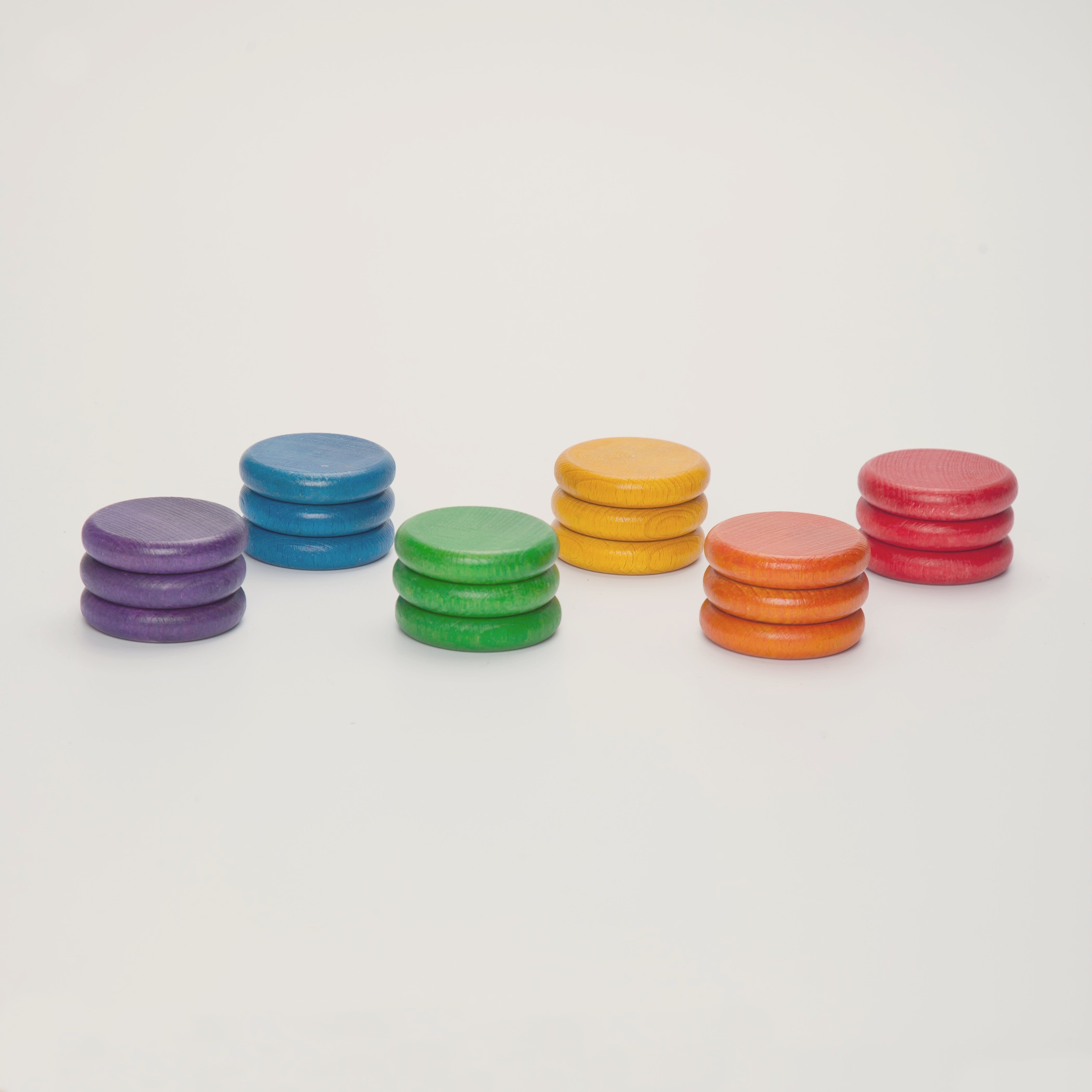 Grapat Monete Arcobaleno costruzioni legno 18 pezzi