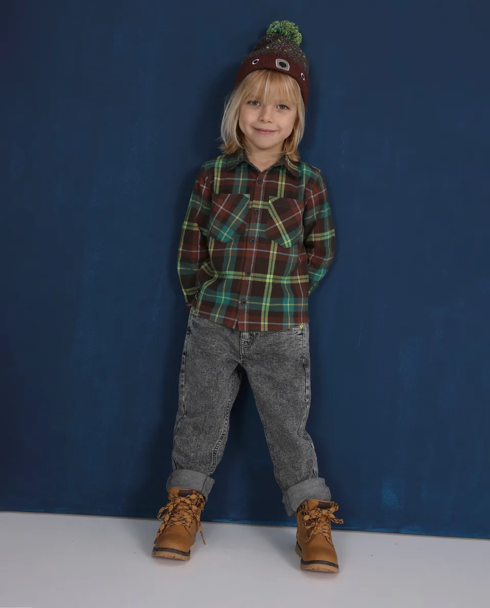Tuc Tuc Mystic Forest jeans bambino grigio elastico