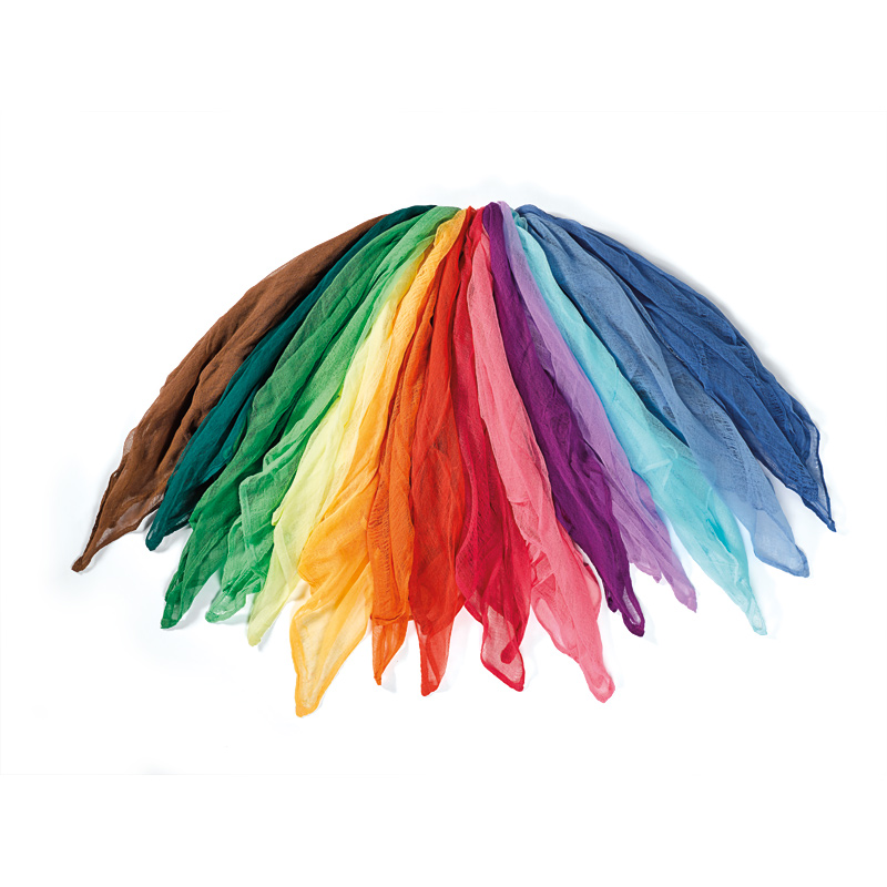 Ostheimer telo gioco garza di cotone viola 90x90 cm