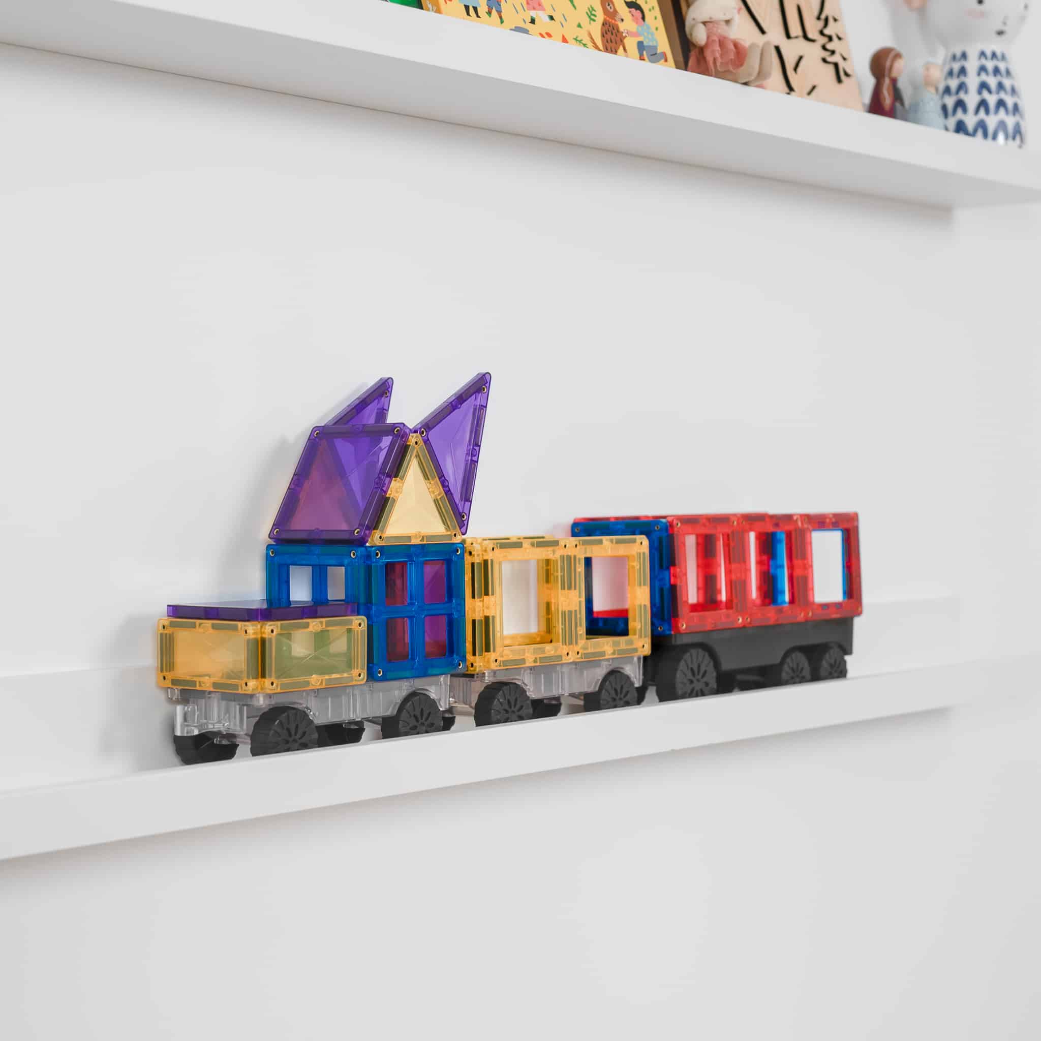 Connetix Transport Pack costruzioni magnetiche 50 pezzi con ruote