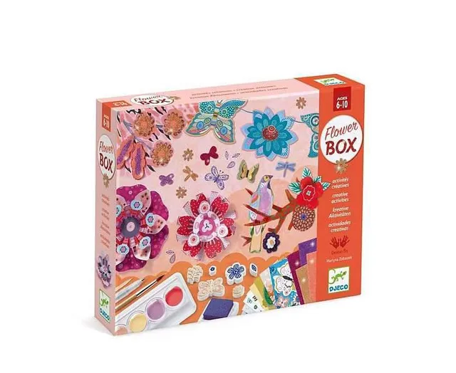 Djeco Fiori set artistico multiattività cofanetto creativo